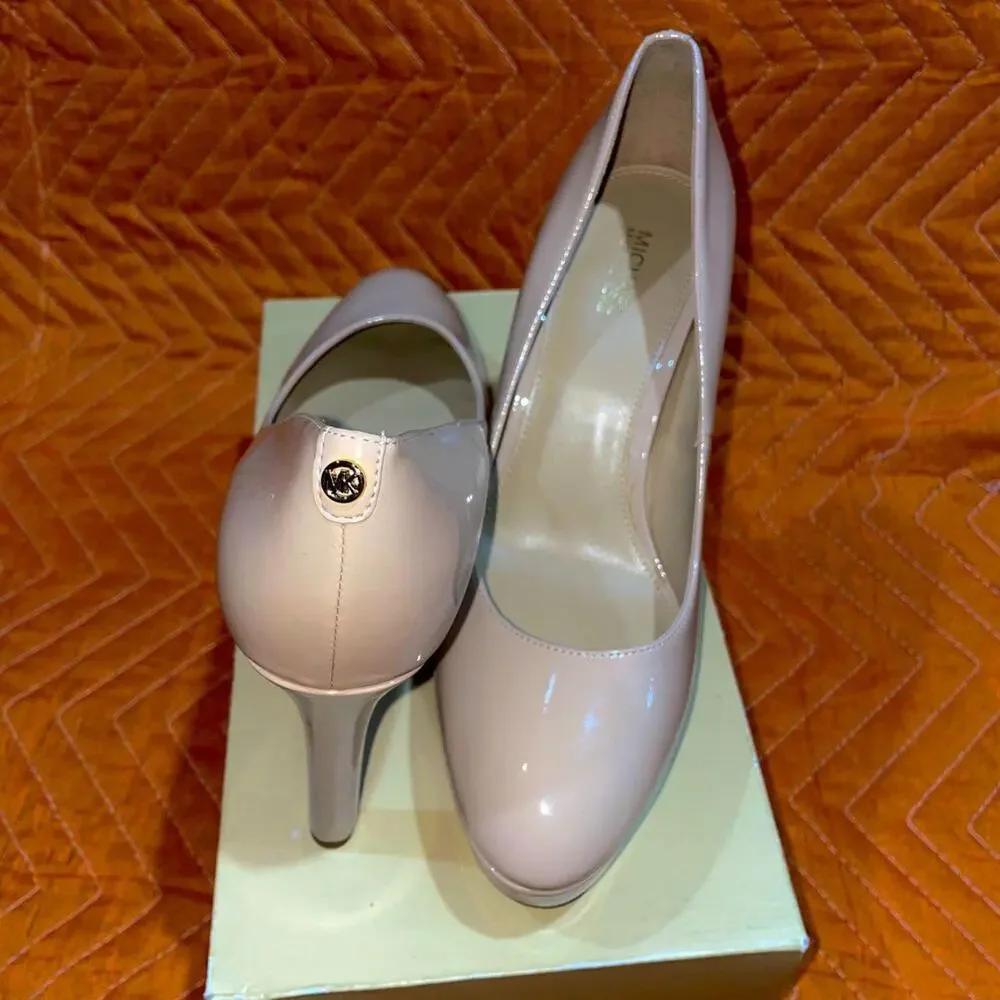 Light Blush Color Michael Kors Chantal Platform Pumps - Picture 4 of 8